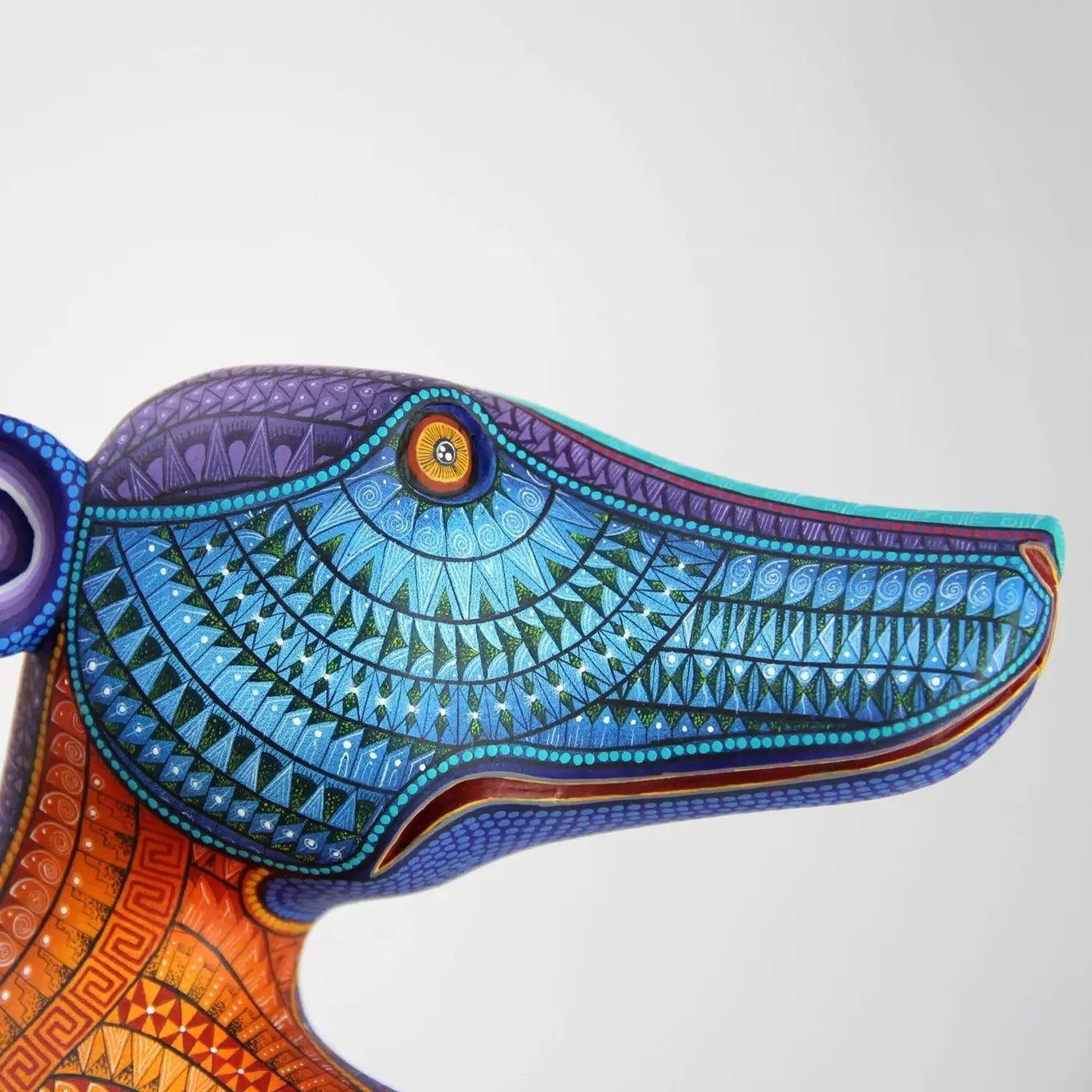 handpainited meerkat sculpture, mexican meerkat alebrije