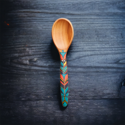 Painted Wooden Spoon