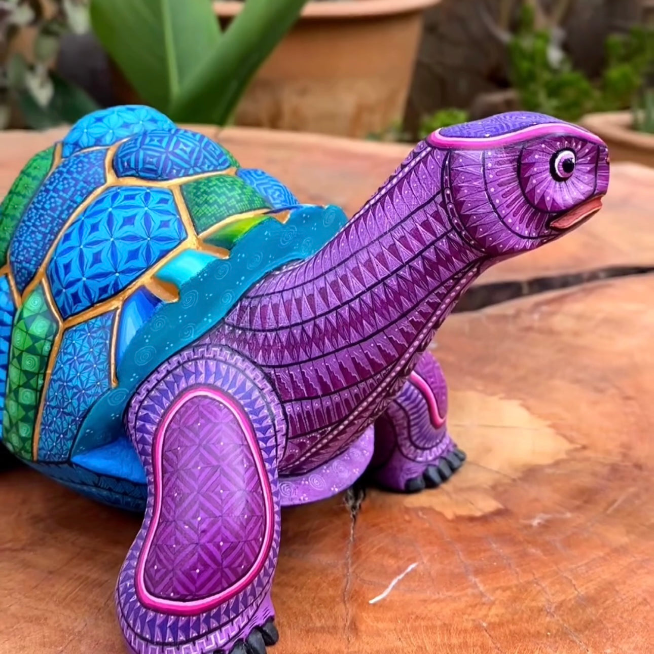 Mayan Turtle Alebrije