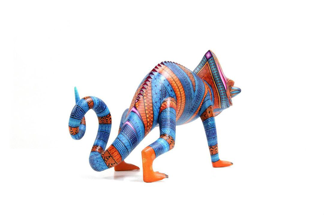 Sunset Chameleon Alebrije