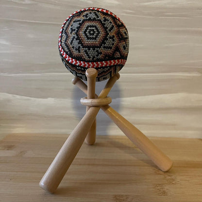 Baseball Ornament | Huichol Art