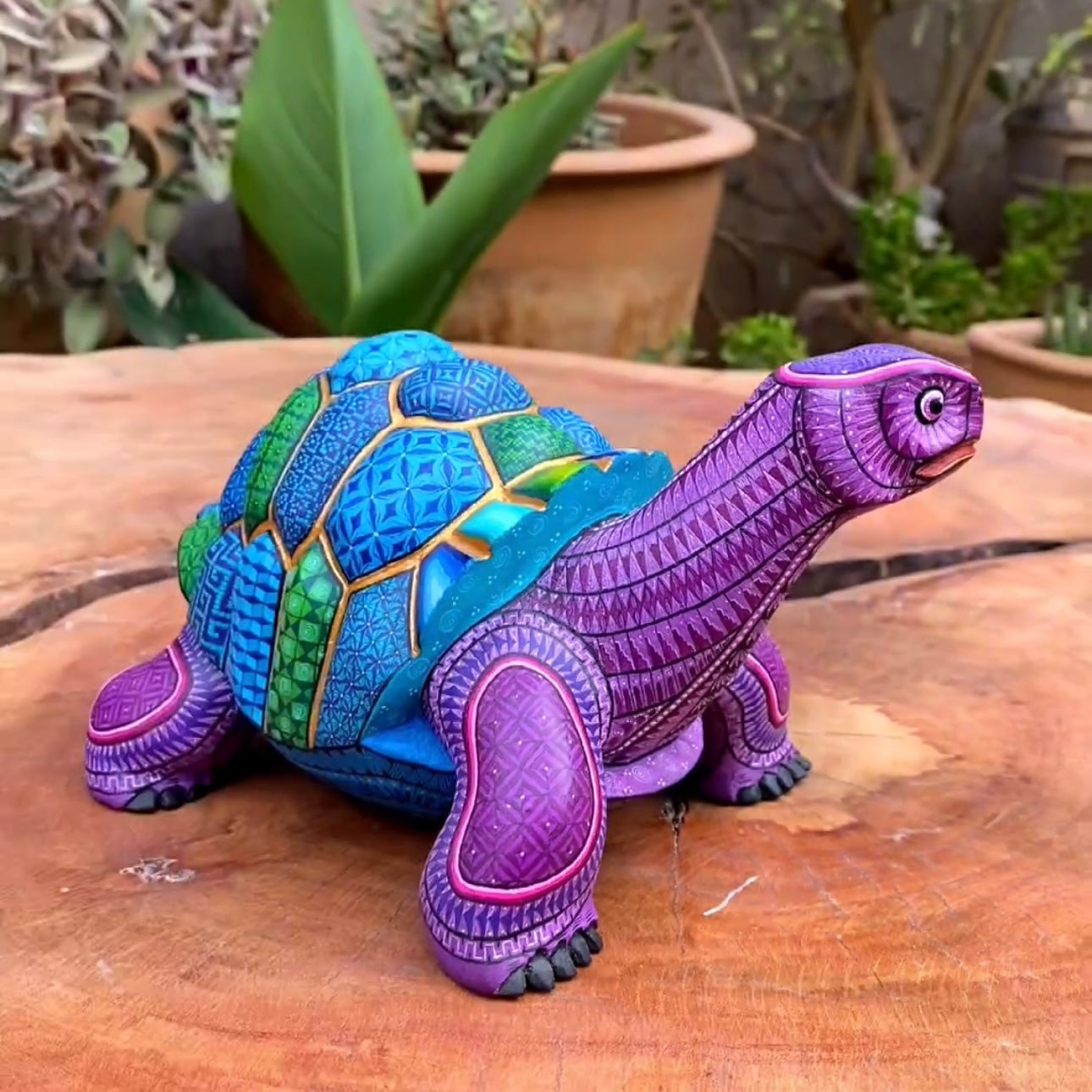 Mayan Turtle Alebrije