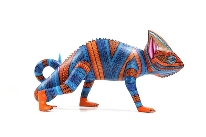 Sunset Chameleon Alebrije