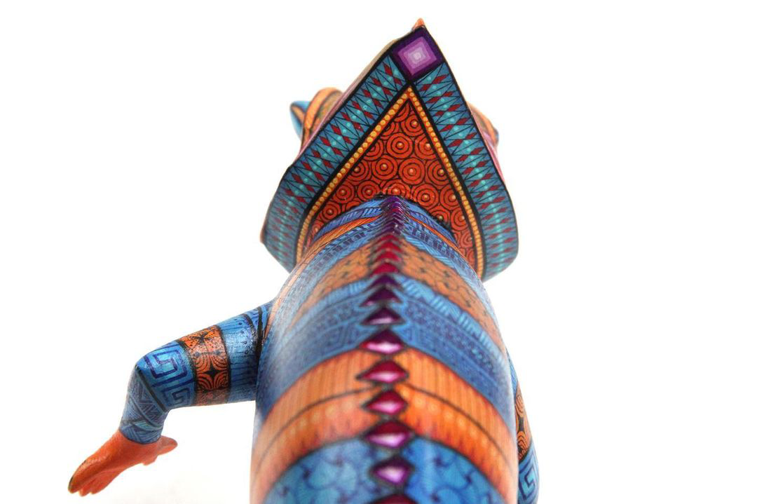 Sunset Chameleon Alebrije