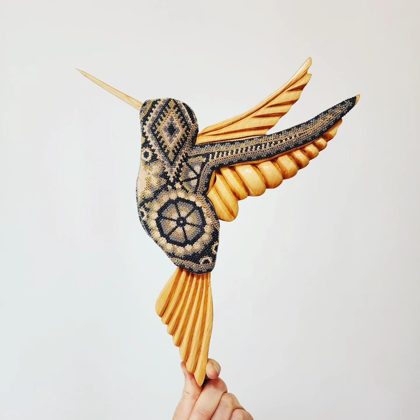 Hummingbird | Huichol Art