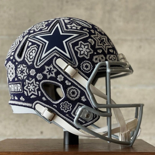 Beaded Dallas Cowboys Helmet