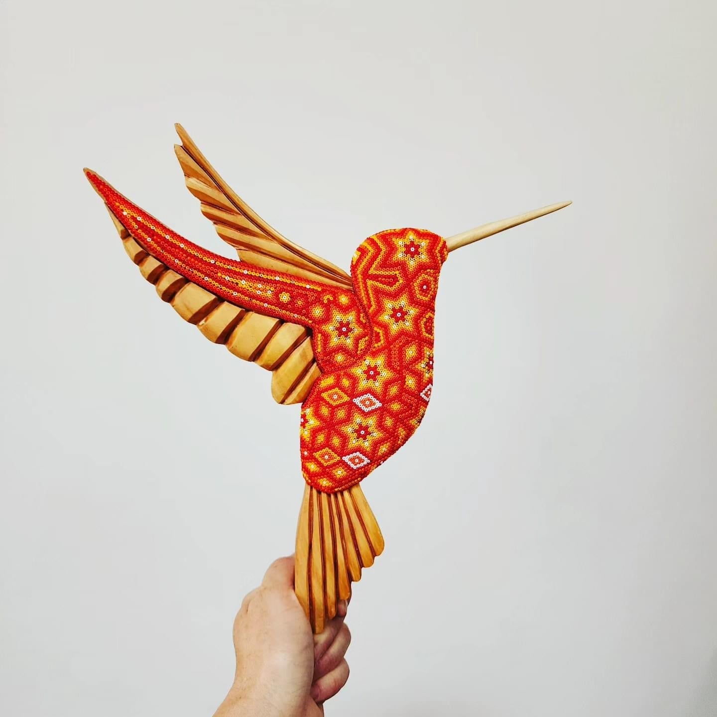 Hummingbird | Huichol Art