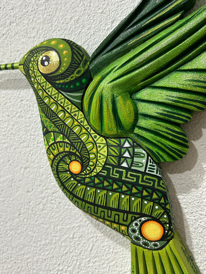 Green Hummingbird Alebrije