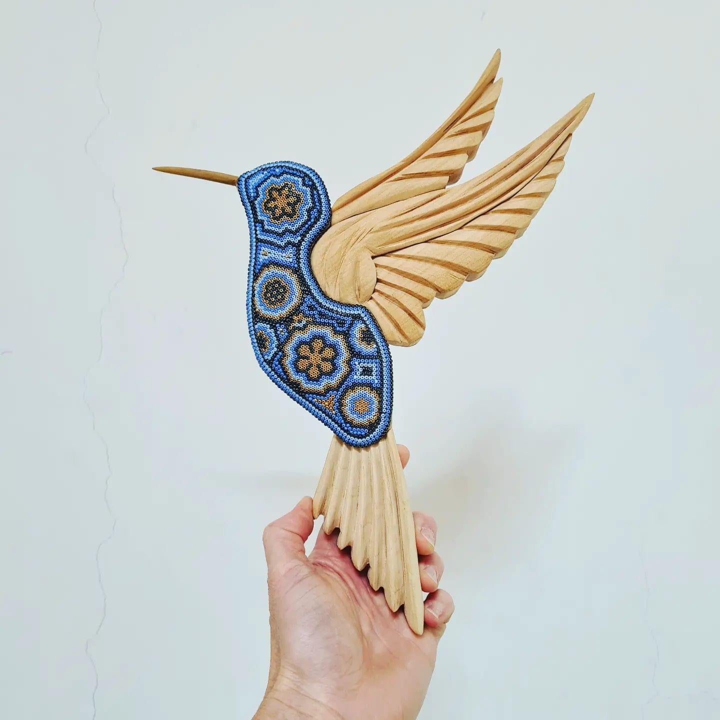 Hummingbird | Huichol Art