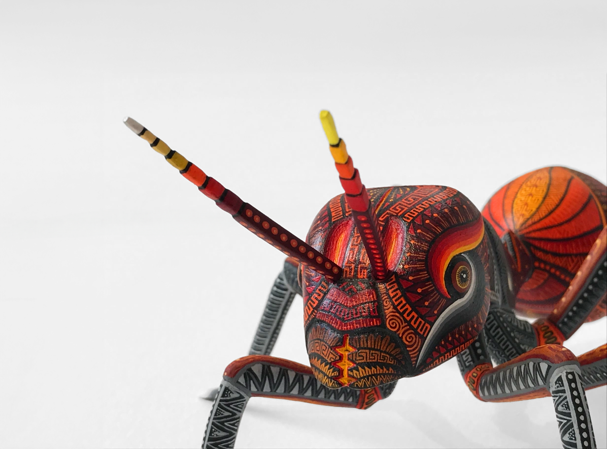 folk ant sculpture, mexican alebrije