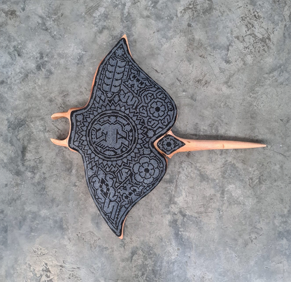 Manta Ray | Huichol Art