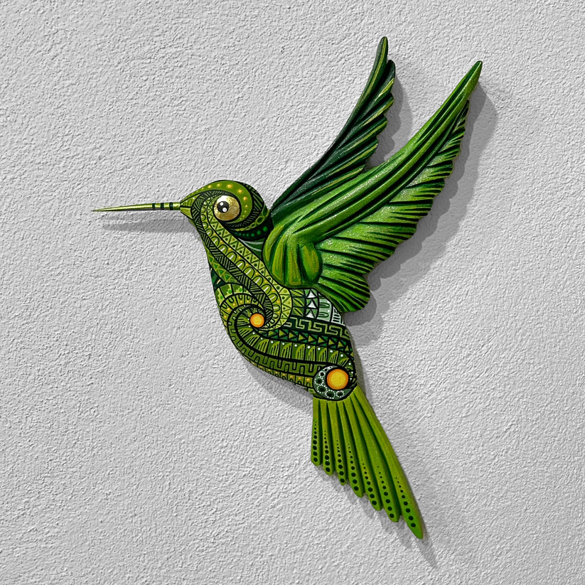 Green Hummingbird Alebrije