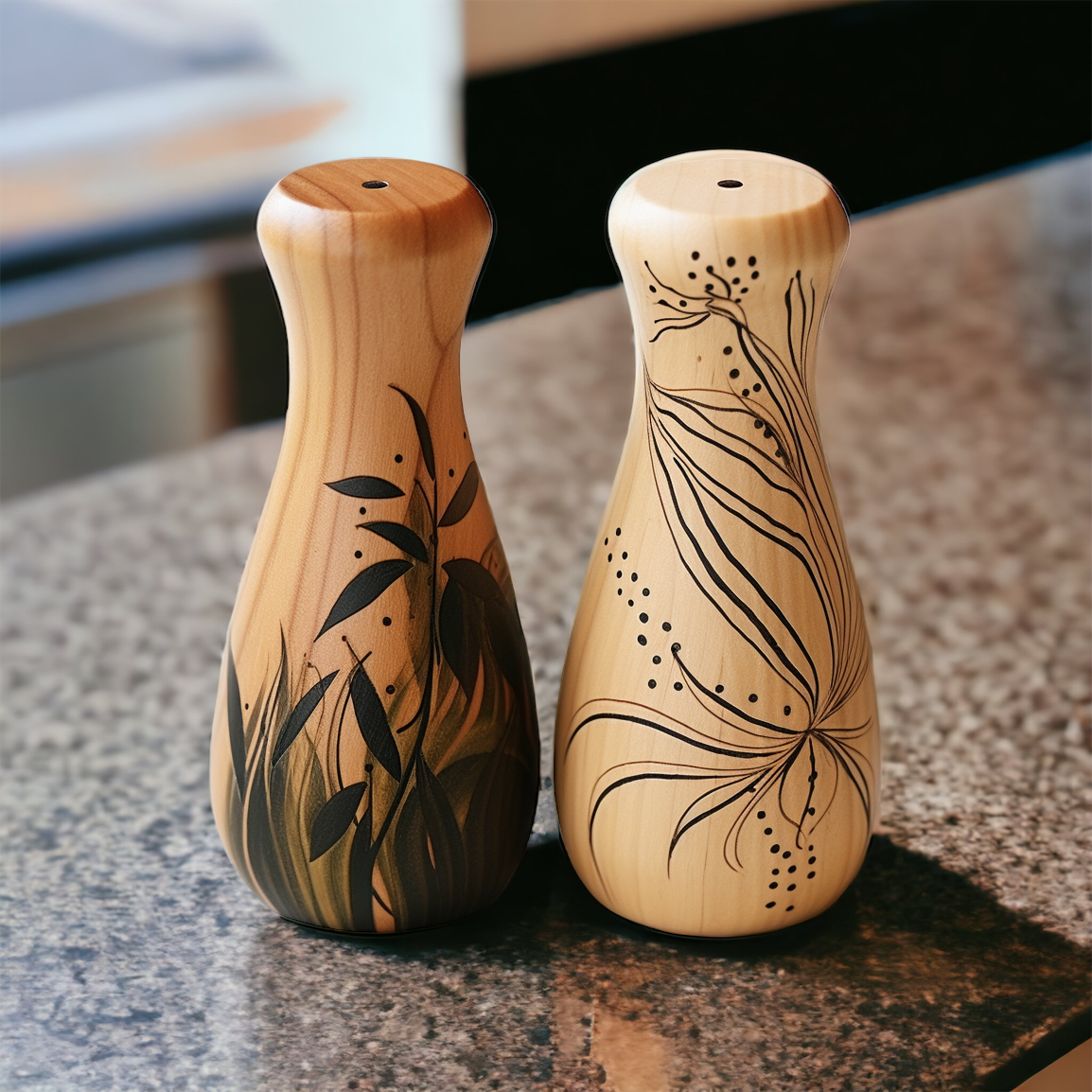 Jungle Salt & Pepper Shakers