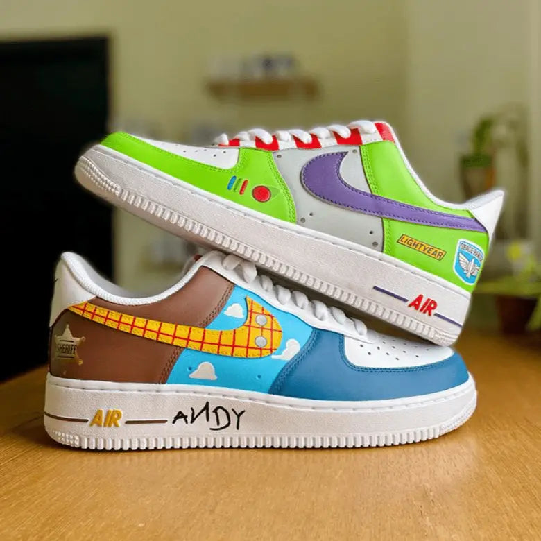 handpainted Toy Story custom sneakers
