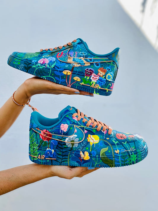 Aquatic Flowers Sneakers