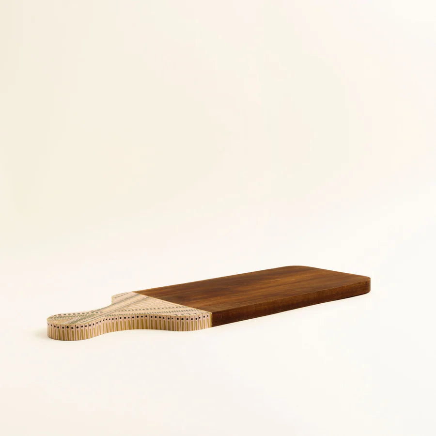 painted wooden serving board