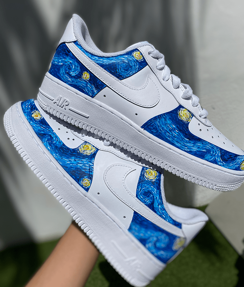 Starry night sneakers