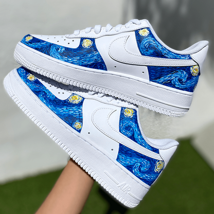 Starry night sneakers